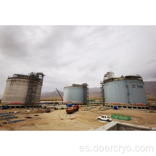 Tanques de almacenamiento criogénicos de fondo plano a gran escala